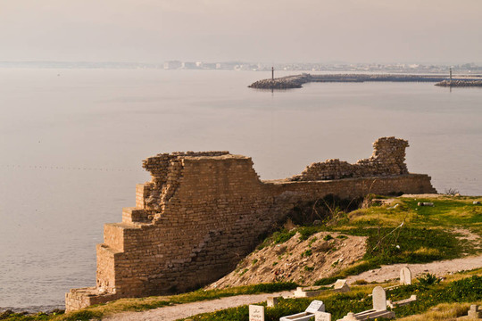 ribat -馬赫迪耶-阿拉伯設防和墓地在突尼斯北部的海邊小鎮(zhèn)