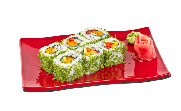 日本的素食卷蒔蘿菜