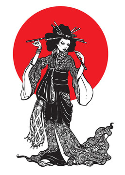 美麗的日本女人
