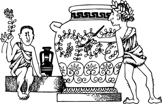 古代花瓶畫家