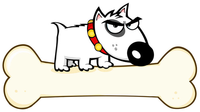 狗犬踩骨