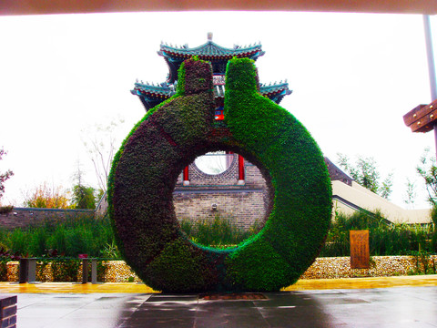 植物雕塑