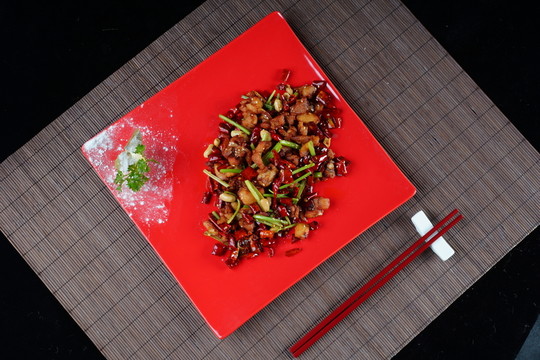 麻辣雞丁