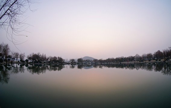 徐州云龍湖 晚霞湖光