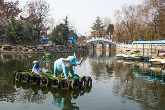 公園水景
