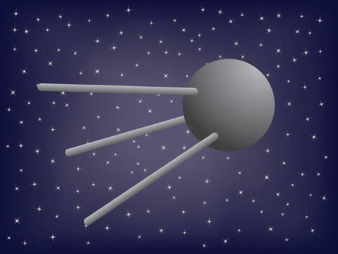 衛(wèi)星在太空