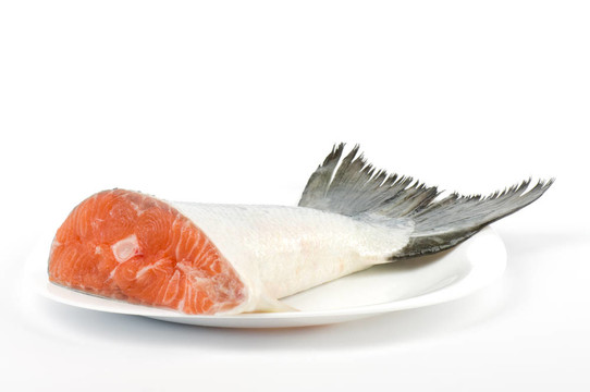 一片鮭魚