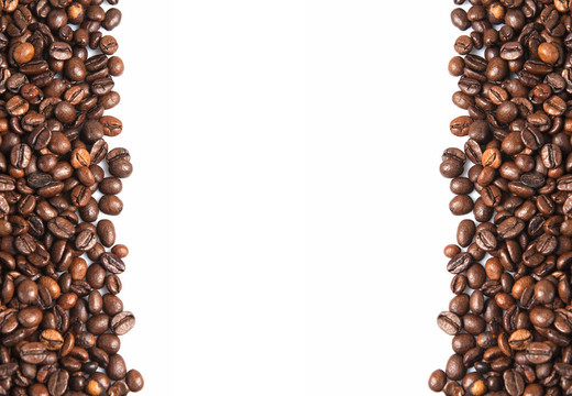 咖啡豆和复制空间。
