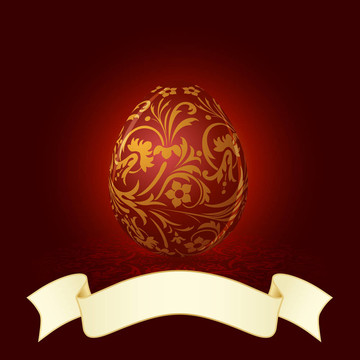 帶裝飾的復(fù)活節(jié)彩蛋