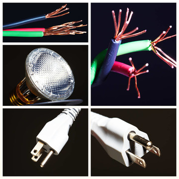 電氣儀表拼貼。