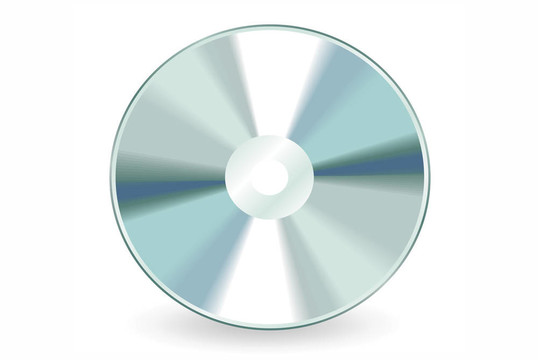 White孤立光盤