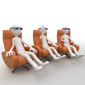 3D眼鏡3D人