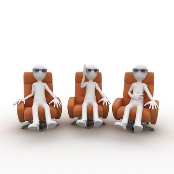 3D眼鏡3D人