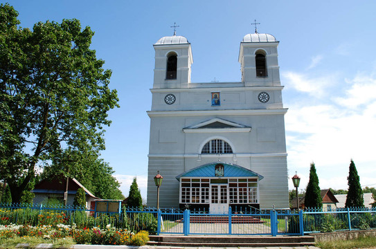 圣誕bohorodyts克教堂的小屋