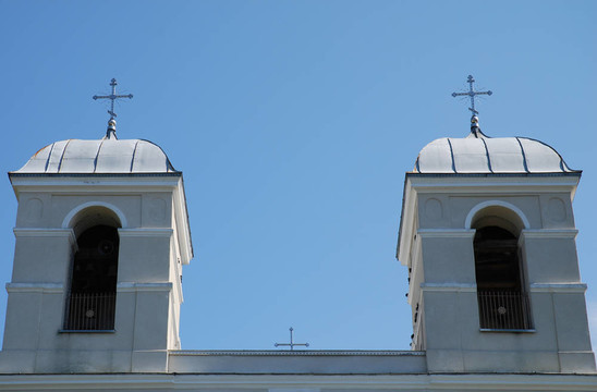 圣誕bohorodyts克教堂的小屋