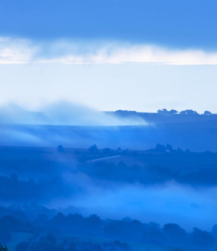 霧晨細(xì)節(jié)景觀