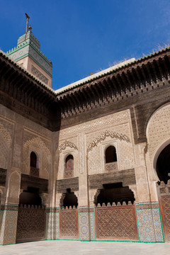 Medersa Bou Inania；Fez；摩洛哥