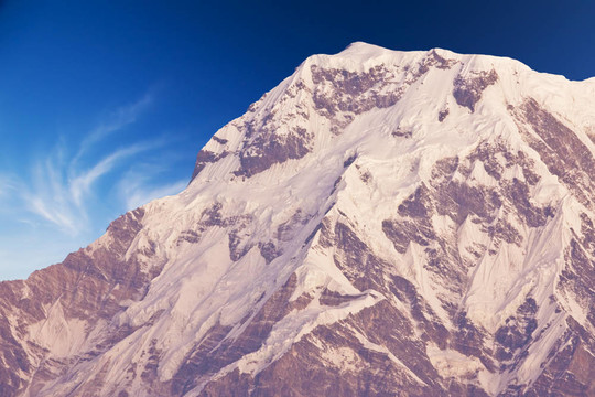 安納布爾納山南黎明；尼泊爾