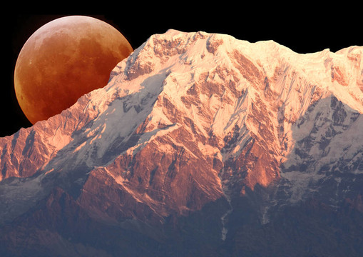 安納布爾納山南、Moon