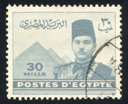 King Farouk和金字塔