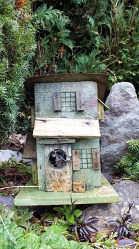 微型花園鳥屋