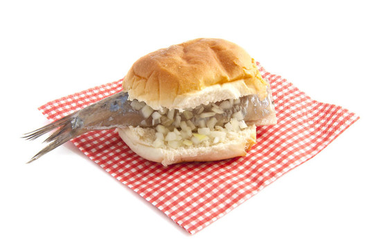 鯡魚在面包