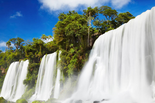 Iguassu Falls；從阿根廷側(cè)視圖