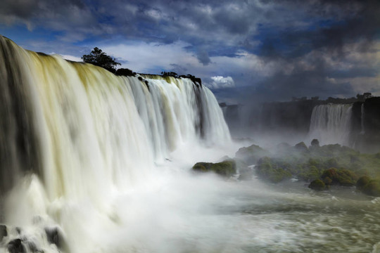 Iguassu Falls；從巴西側(cè)視圖