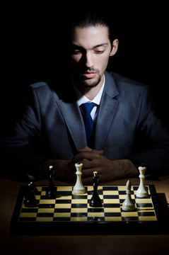 棋手玩他的游戲