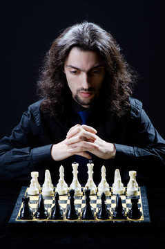 棋手玩他的游戲