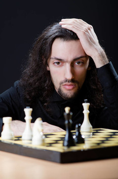棋手玩他的游戲