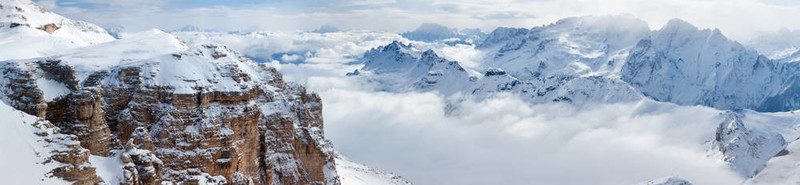 冬山全景