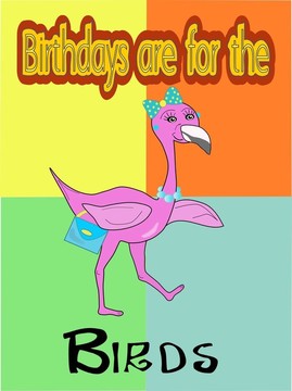 火烈鳥問候生日