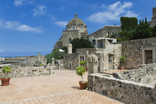 Castello阿拉貢；伊斯基亞；意大利