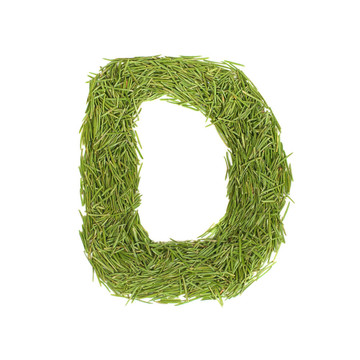 字母；綠色字母