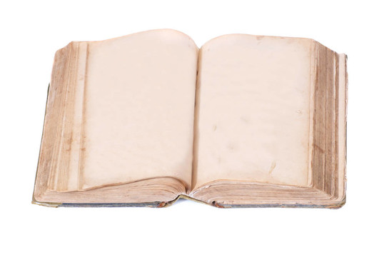 打開古老的書