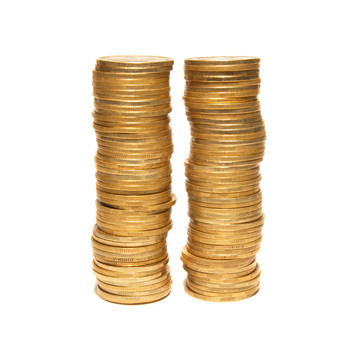 兩只金色的塔