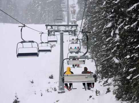 班斯科椅纜車ONF的滑雪勝地；保加利亞