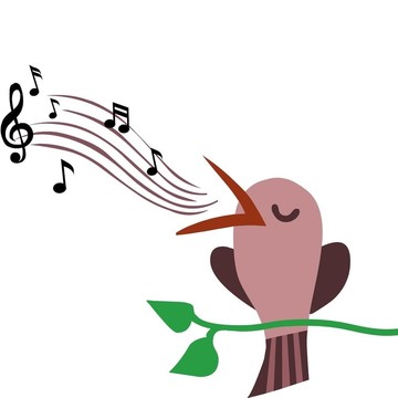 鳥棲息在樹枝上唱歌的曲調(diào)