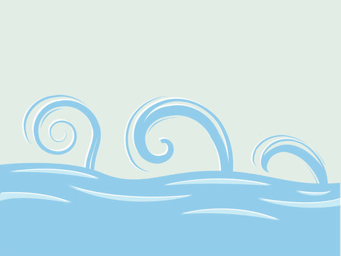 波在海
