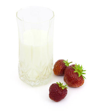 Strawberry和奶油玻璃
