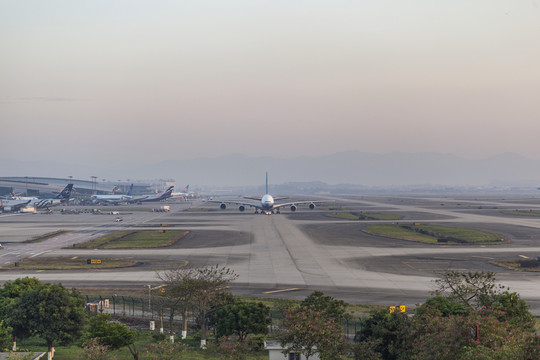空港 白云機(jī)場(chǎng) 飛機(jī)