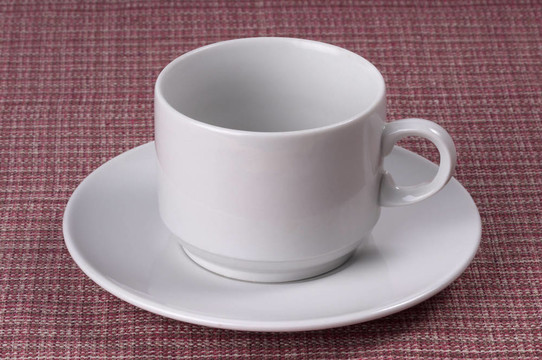 小白咖啡杯