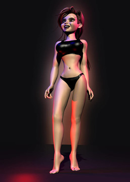 3D香椿的女人