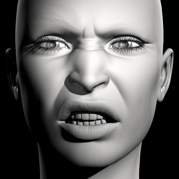 3d女人肖像