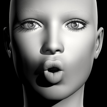 3d女人肖像