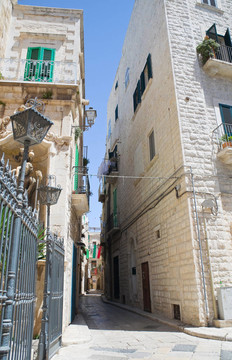 Giovinazzo舊城區(qū)。Apulia。