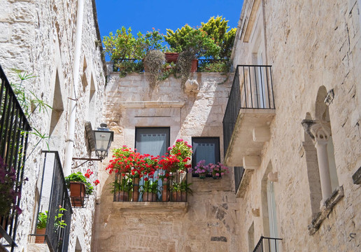 Giovinazzo舊城區(qū)。Apulia。