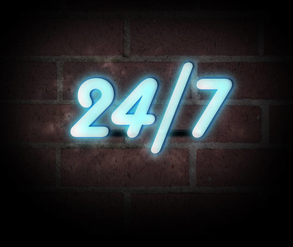 霓虹燈24號7
