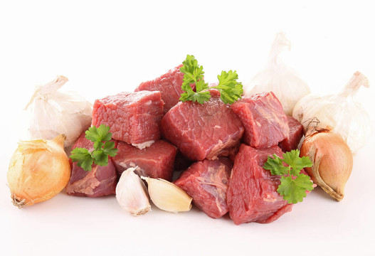生牛肉菜板